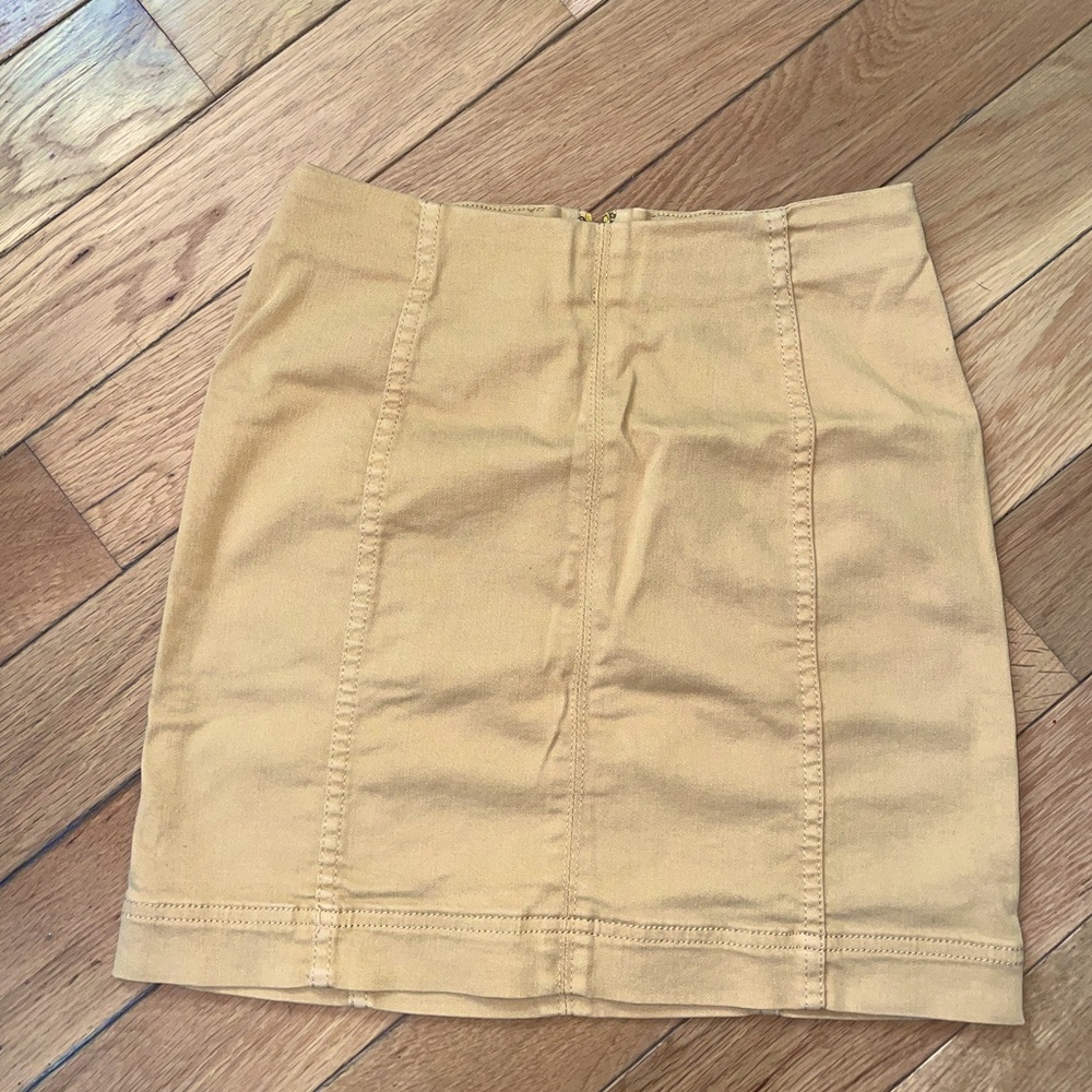Jolt Mustard Yellow Size 1/25w Mini Skirt